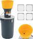 Moară de Cereale Porumb Mazăre 60 L 400 Kg H 1300 W