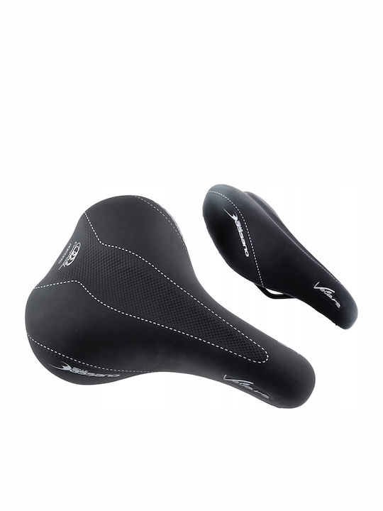 Selle Bassano Fahrradsattel Schwarz 245 x 170 mm