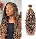 Haarverlängerung mit Menschliche Haar in Blond Farbe 60cm