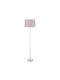 Relaxdays Lampadar de Podea Înălțime 1485xLungime 40 cm cu Bază pentru Bec E27 Roz