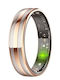 HR02 Smart Ring 16.5mm With Gold Heart Beat Monitor