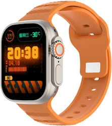 Awei H37 49mm Smartwatch με Παλμογράφο (Πορτοκαλί)