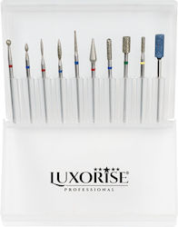 Luxorise Διαμαντόφρεζες Τροχού Νυχιών 10τμχ Luxorise Διαμαντόφρεζες Τροχού Νυχιών 10τμχ