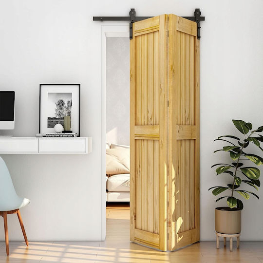 Μηχανισμός Συρόμενης Πόρτας 102cm Μαύρος