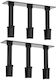 Mounted Glass Holder Rack with Dimensions 60cmx15.4cmx25cm Glass Holder Rack