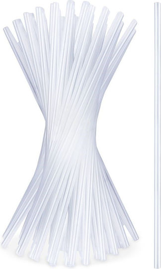 Transparente Trinkhalme 22 Cm 50 Stück
