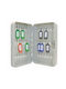 WeDo Wall Key Hook Metallic 36 Hooks With Lock 18x25x6cm