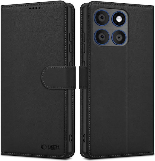 Tech-Protect Wallet Silicon Negru (Motorola Edge 70)