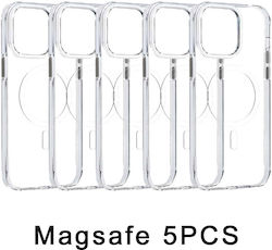 Калъф Силикон Mobicase iPhone 16 Plus Прозрачен Magline 5 Броя Калъф Силикон Mobicase iPhone 16 Plus Прозрачен Magline 5 Броя