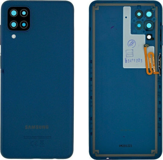 Rückseitiges Handy Ersatzabdeckung Samsung Galaxy A12 A125 Blau
