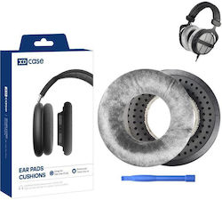 Beyerdynamic Dt770 Dt880 Dt990 Xdcase 1 Ζευγάρι Βελούδινα Μαξιλαράκια Αυτιών Ανταλλακτικά Εργαλείο Ανίχνευσης Σκούρο Γκρι