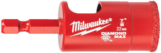 Milwaukee Diamond Hole Saw for Dry Cutting with Diameter 22mm