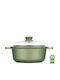 Risoli Dr Green Deep Pot Made of Cast Aluminum 3.5lt / 24cm