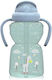 Lorelli Plastic Baby Bottle Animals Anti-Colic with Silicone Teat for 6+ Months Green 325ml