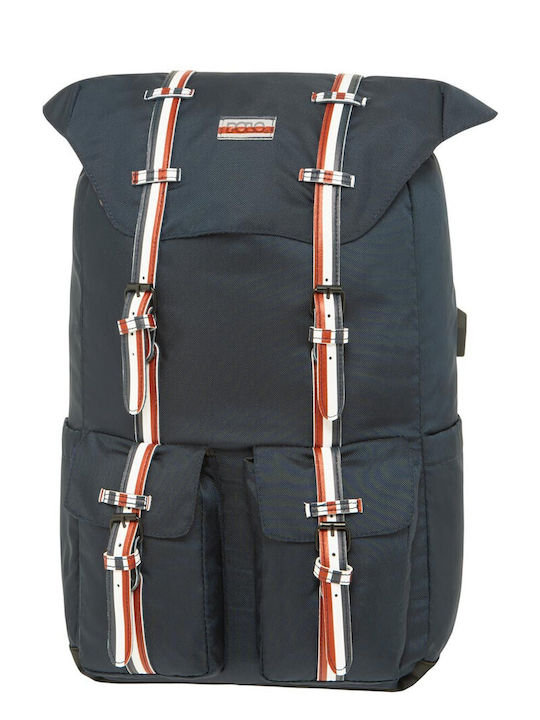 Polo Styller Blauer Rucksack