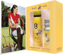 Beverly Hills Polo Club Sport 8 Дамски Парфюмни Комплект с Парфюмна Вода Beverly Hills Polo Club Sport 8 Дамски Парфюмни Комплект с Парфюмна Вода