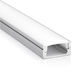 VenCore Walled LED Strip Aluminum Profile with Opal Cover 100x1.7x0.6cm