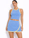 Mini Envelope Skirt Blue