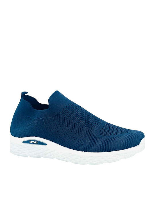 Angel Shopping Canvas Men's Slip-On Blue