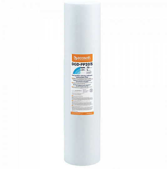 Ecosoft Filtru De Apă De Schimb 20" Big-Blue DGD - PP20 / 5 20 μm