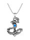 Necklace Gray Anchor