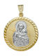 Ioannis Kosmima Pendant Kids Charm with Virgin Mary in 9K Gold AFP-924734Y