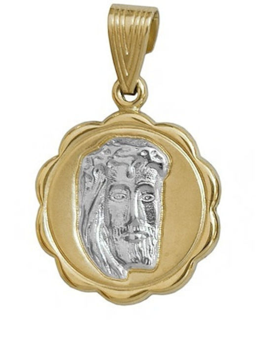 Ioannis Kosmima Pendant Kids Charm with Jesus Christ in 9K Gold AFP-924769Y