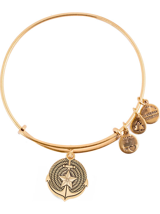 Women's Bracelet With Anchor Design Gold Plated 20cm