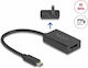 DeLock Μετατροπέας DisplayPort male σε DisplayPort female 1τμχ 61059