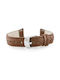 Pacific Leder Tragbare Bänder Braun 16mm