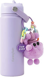 Funkyfish Термос Бутилка 500ml Лилава