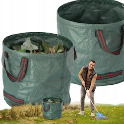 Gardenline Garten Müllsäcke mit Griffen Grün, 60lt Kapazität