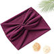 Crossed Headband Hair In Soft Cotton Refined Purple Purple