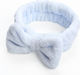 Spa Banner Hair In Smooth Fleece Fur Soft Blue