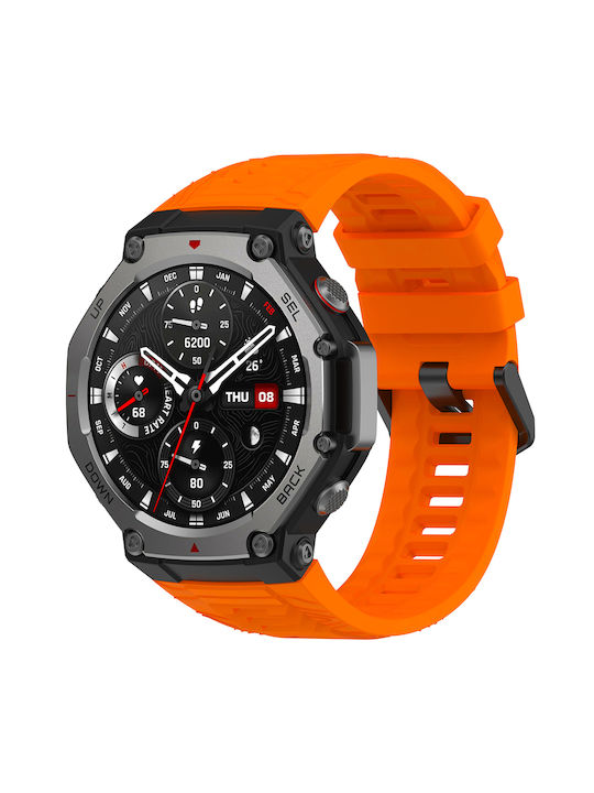 Кайш Силиконов Amazfit T-rex 3 Оранжев