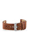 Pacific Leather Strap Brown 22mm