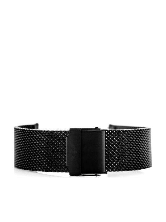 Bisset Brățară Din Metal Neagră 16mm