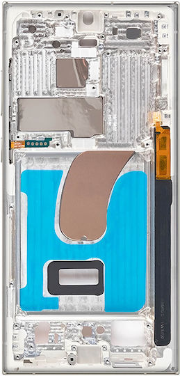 Clappio Replacement Central Chassis Samsung Galaxy S23 Ultra Beige