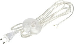 Кабел Button Plug Прозрачен 2.5м 2x0.75 1924 Tr Кабел Button Plug Прозрачен 2.5м 2x0.75 1924 Tr