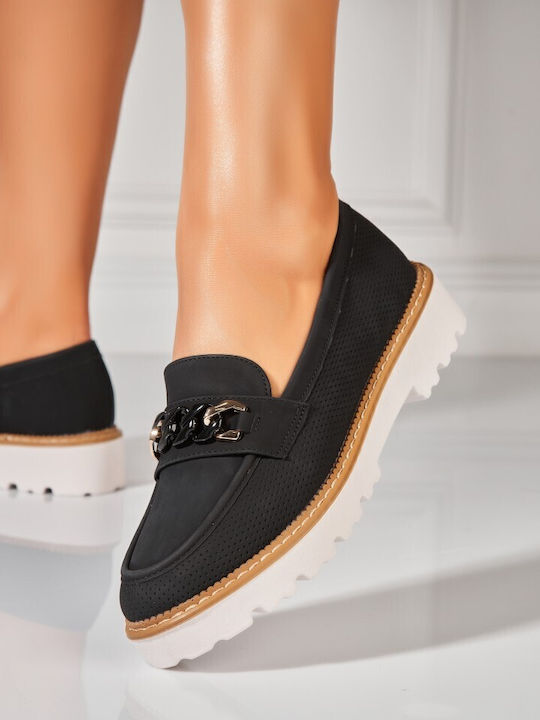 Seastar Shoes Women's Moccasins In Black Colour
