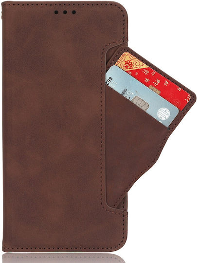 Tel1 Tcl 40 Nxtpaper 4g Skin Feel Калъф Книга Кафяв