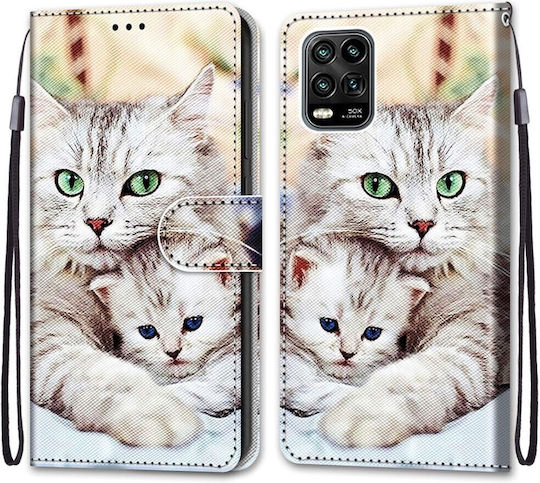 Tel1 Xiaomi Mi 10 Lite 5g Drawing Cross Book Case Design