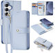 Dux Ducis Lawa Brieftasche Leder Blau Galaxy S25+Nokia 5.3