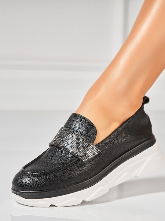 Ladystar Damen Mokassins in Schwarz Farbe