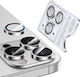 Nordic Metal Camera Lens Apple Iphone 16 Pro/16 Pro Max White Titanium