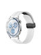 Λουράκι Σιλικόνης Λευκό (Huawei Watch GT/GT Pro 2/3/4/5 / Ultimate 46mm)