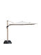 Professional Hanging Squared Aluminum Parasol Javante Beige 2.7x2.7xH2m