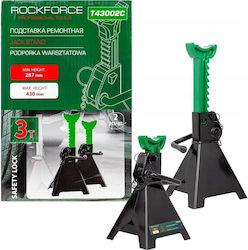 Car Jack Stands Supports 3t 2pcs Min Height 295mm Max Height 415mm Lock