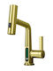 Wattarino Kitchen Faucet Counter with Shower Gold