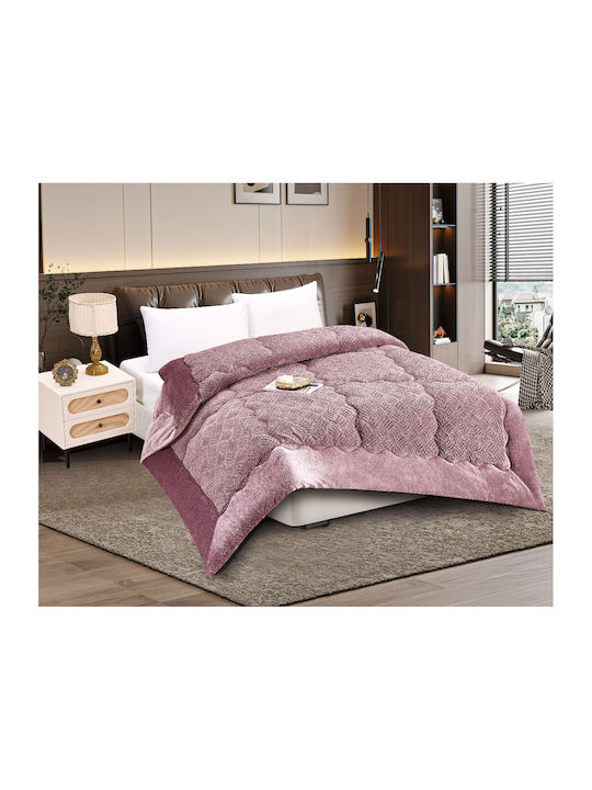 Silk Fashion Sherpa Comforter Super Double 240x...